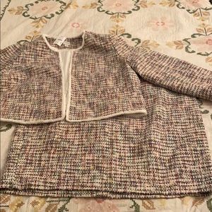 J Crew tweed skirt set